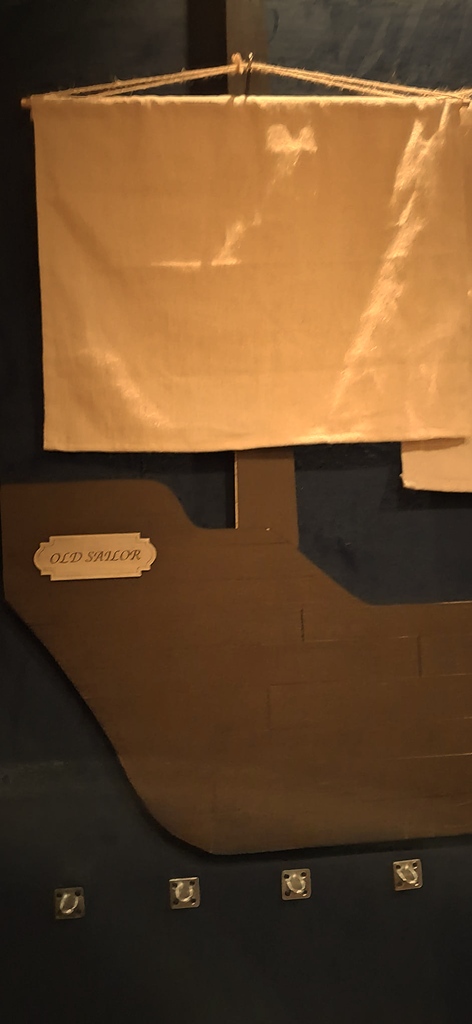 Detail van schip in maatwerk escape room met zeemansthema